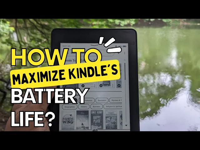 'Video thumbnail for How to Maximize Kindle's Battery Life'