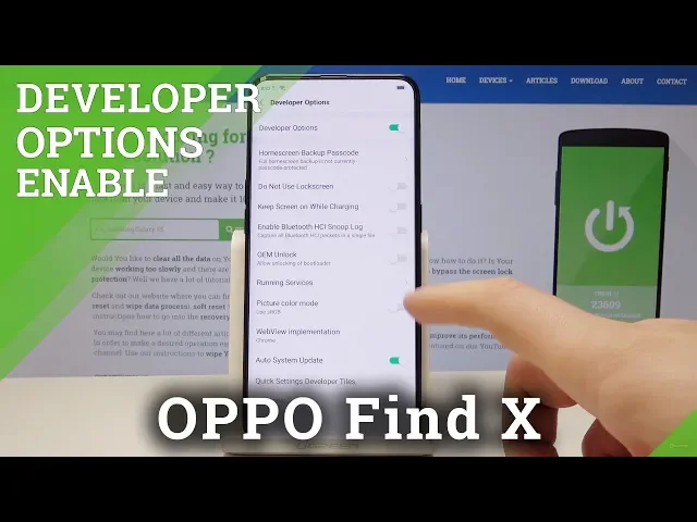 Video thumbnail for How to Unlock Developer Options on OPPO Find X - OEM Unlock / USB Debugging