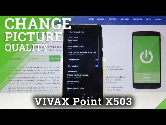 Video thumbnail for How to Adjust Photo Size on Vivax Point X503 - Change Picture Size