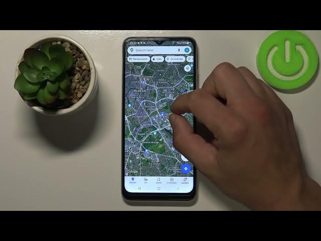 Video thumbnail for Samsung Galaxy A22 How To Change Map Type in Google Maps