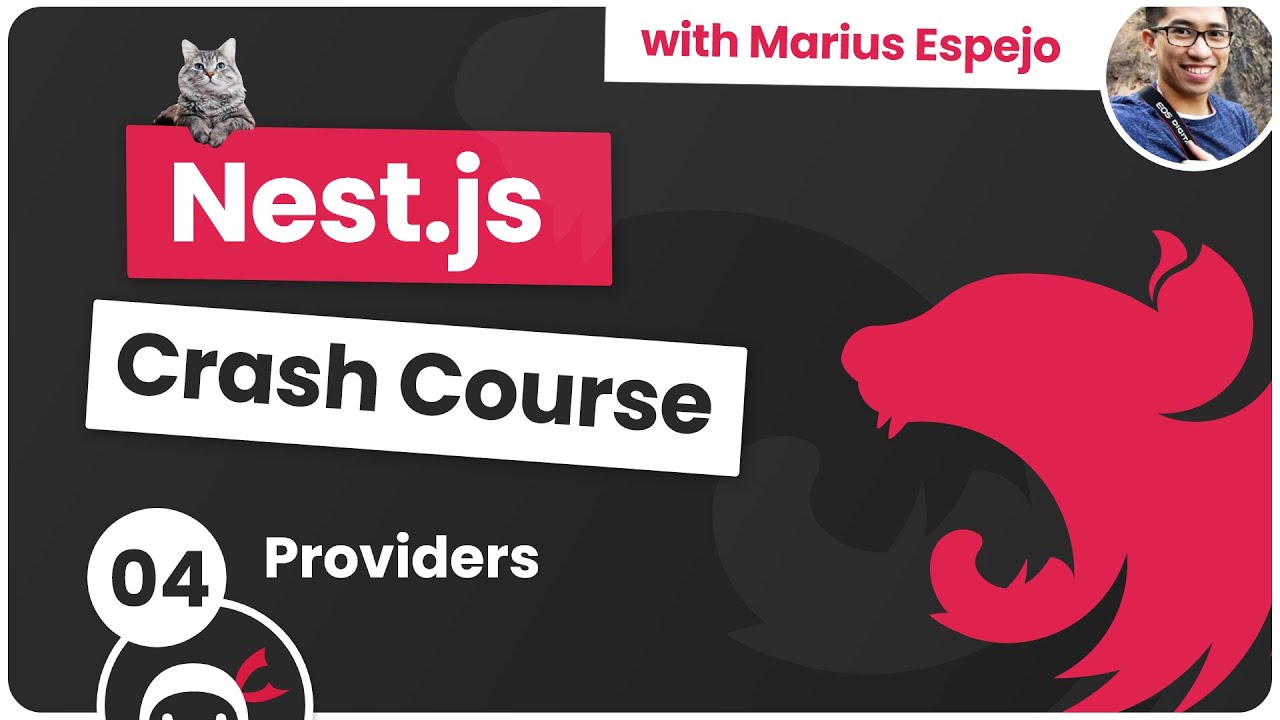 'Video thumbnail for Nest.js Crash Course #4 - Providers'
