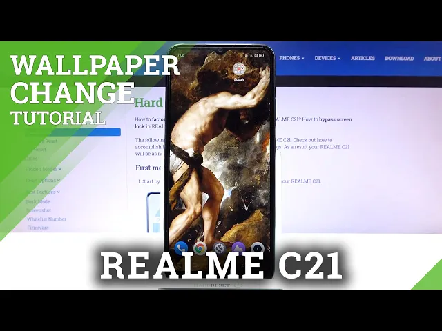 Video thumbnail for How to Change Wallpaper in Realme C21 – Personalize Display
