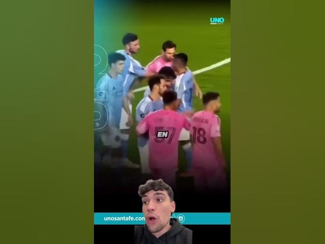 Video thumbnail for LA PELEA DE MESSI Y MORALEZ