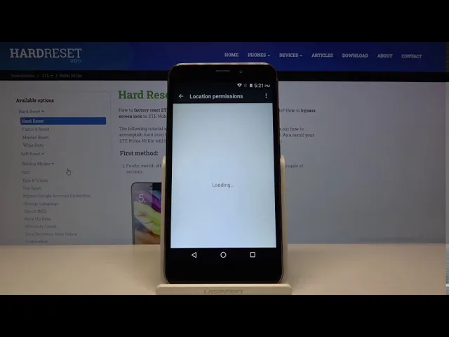 Video thumbnail for How to Operate App Permission Manager in ZTE NUBIA N1 LITE – Give / Deny Access
