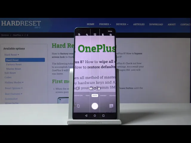 Video thumbnail for OnePlus 8 - How to Add Location Tags & Manage Camera Features