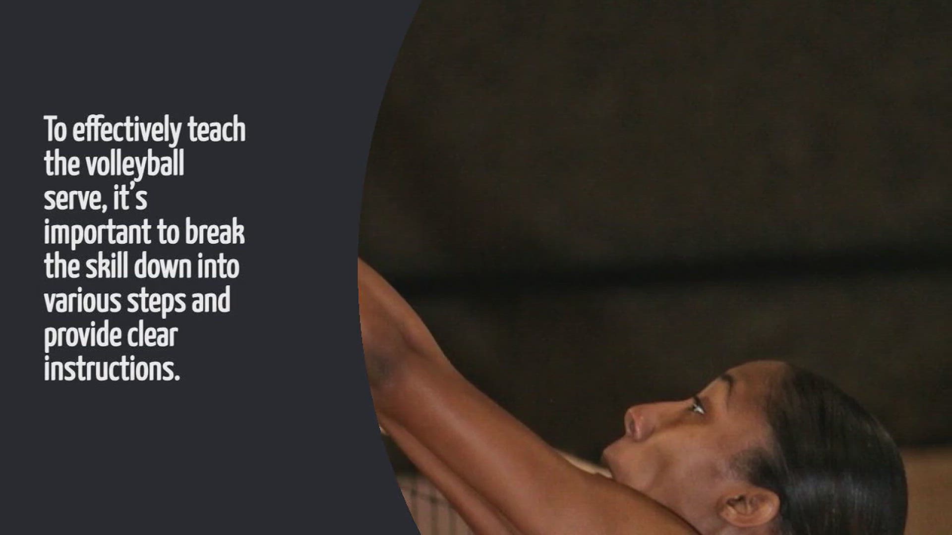 Video thumbnail for How To Teach Volleyball Serve