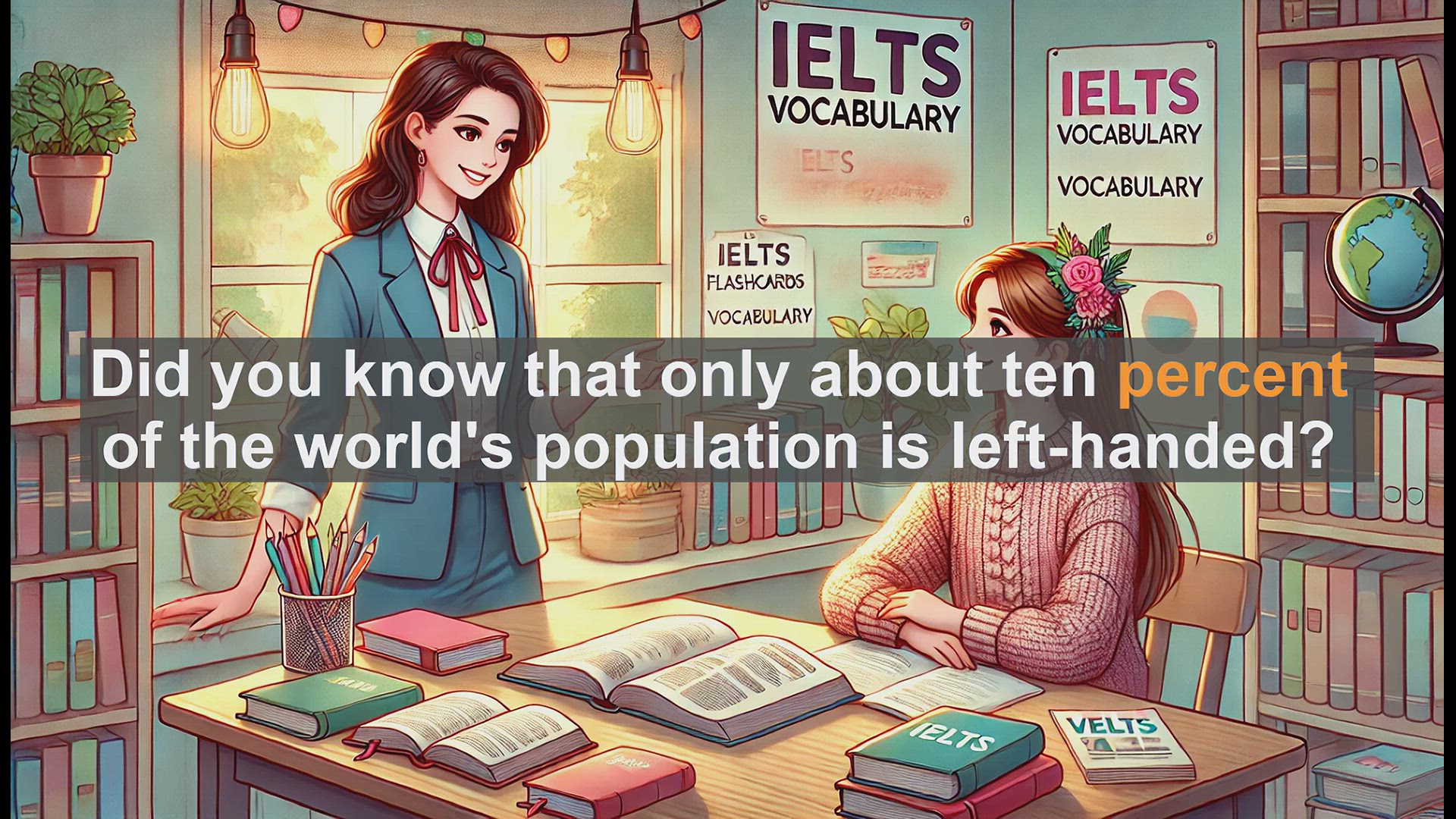 'Video thumbnail for 2500 Must Know IELTS 6.5 Vocabulary - IELTS Vocabulary: Understanding and Using 'Percent''