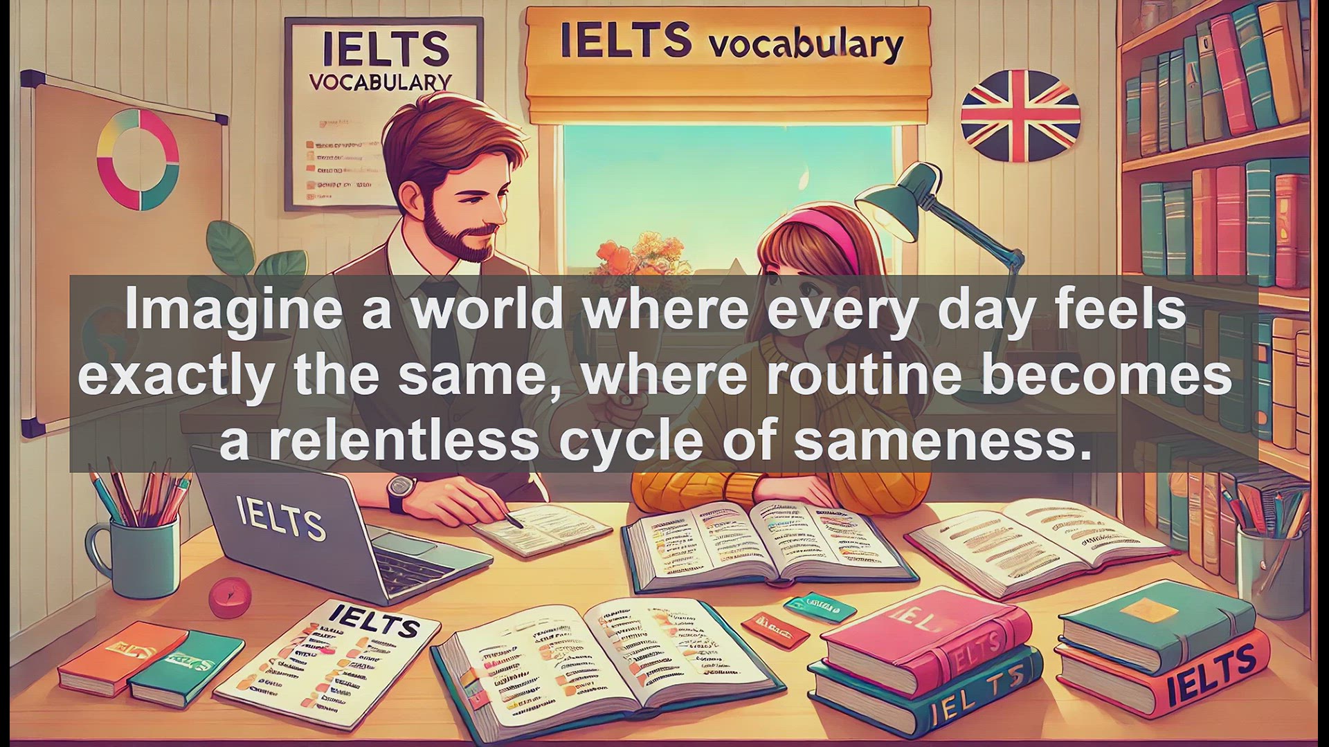 'Video thumbnail for 5000 Must Know IELTS 8.0 Vocabulary - Mastering 'Monotonous': Boost Your IELTS Score to Band 8.0'