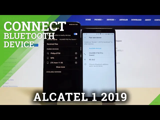 Video thumbnail for How to Connect Alcatel 1 2019 via Bluetooth – Connection Settings