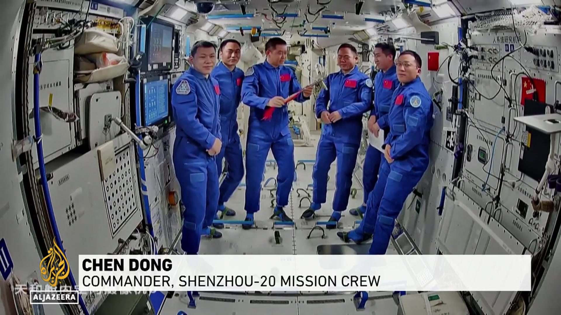 'Video thumbnail for Chinese astronauts: Three crew stranded in space after capsule damage'