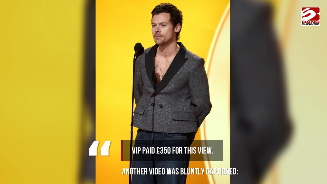 Video thumbnail for Harry Styles' team vows to 'review' restricted view in VIP area on Together, Together tour