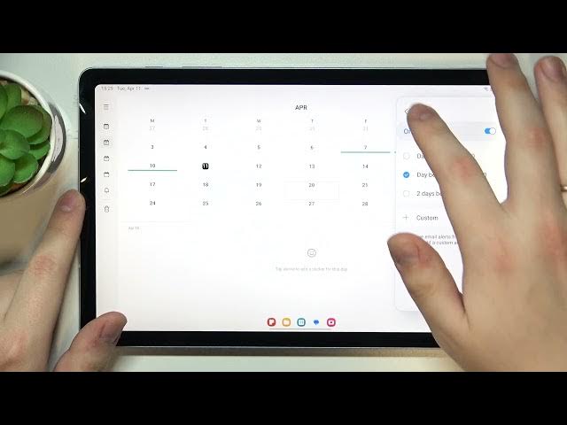 Video thumbnail for How to Add Event to Calendar in SAMSUNG Tab S6 Lite 2022 - Calendar Management