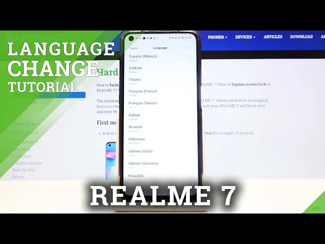 Video thumbnail for How to Change Language in REALME 7 – Language Settings