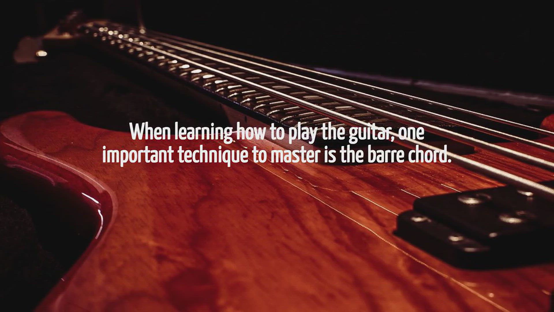 Video thumbnail for How To Barre On Guitar