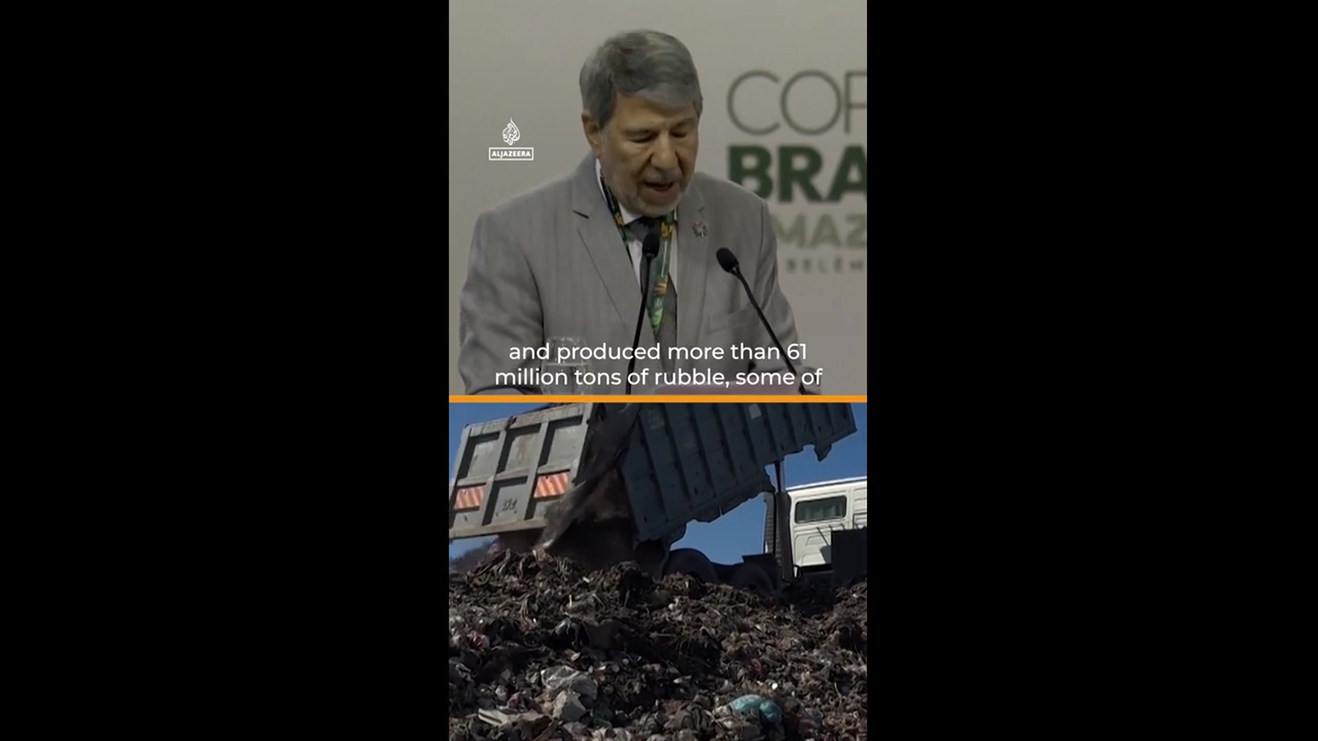 'Video thumbnail for COP30 summit warned Gaza faces catastrophic environmental crisis'