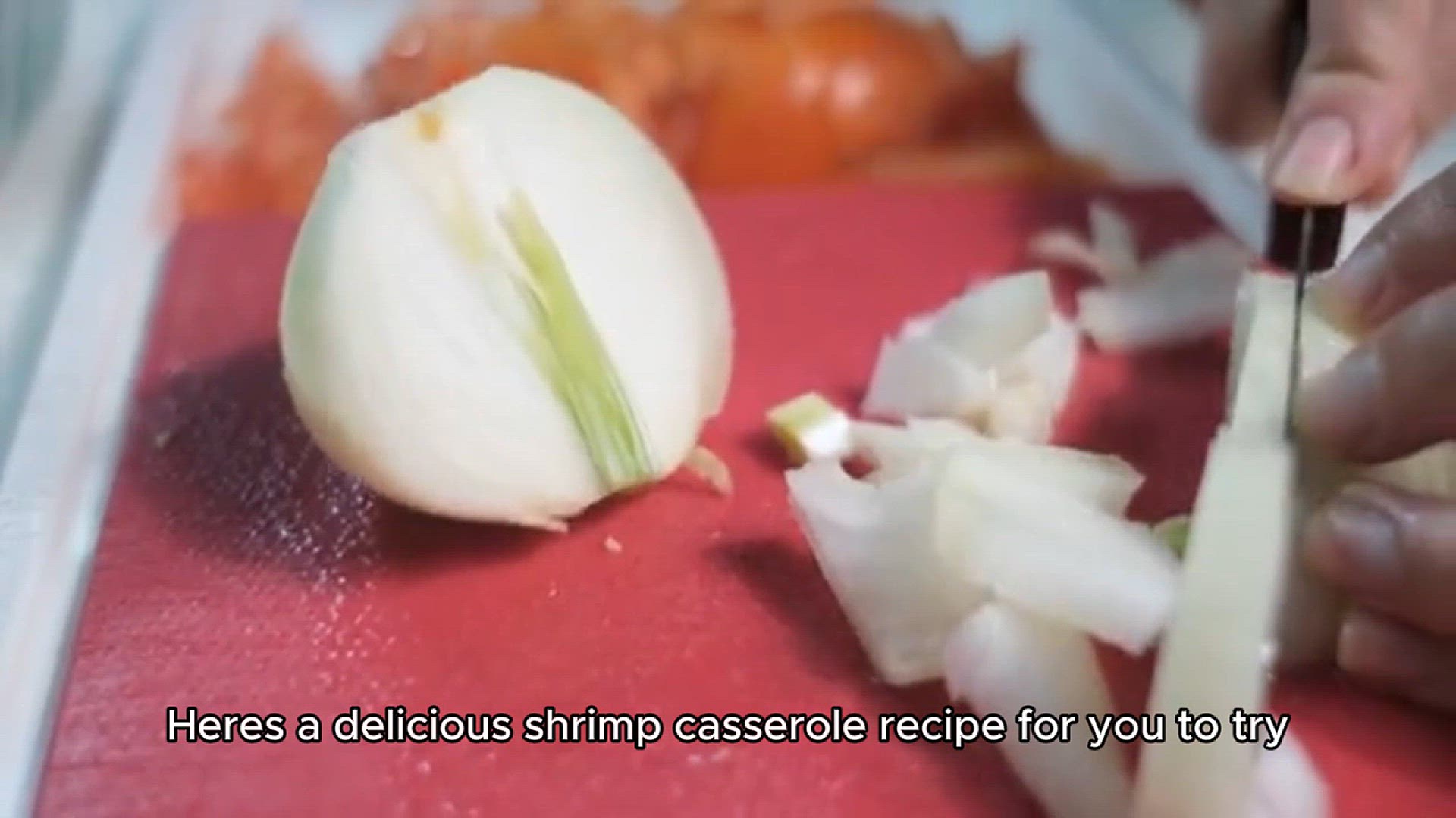 Video thumbnail for shrimp casserole recipe