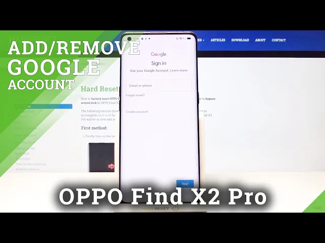 Video thumbnail for How to Manage Google Account in OPPO Find X2 Pro – Add / Remove Google Account