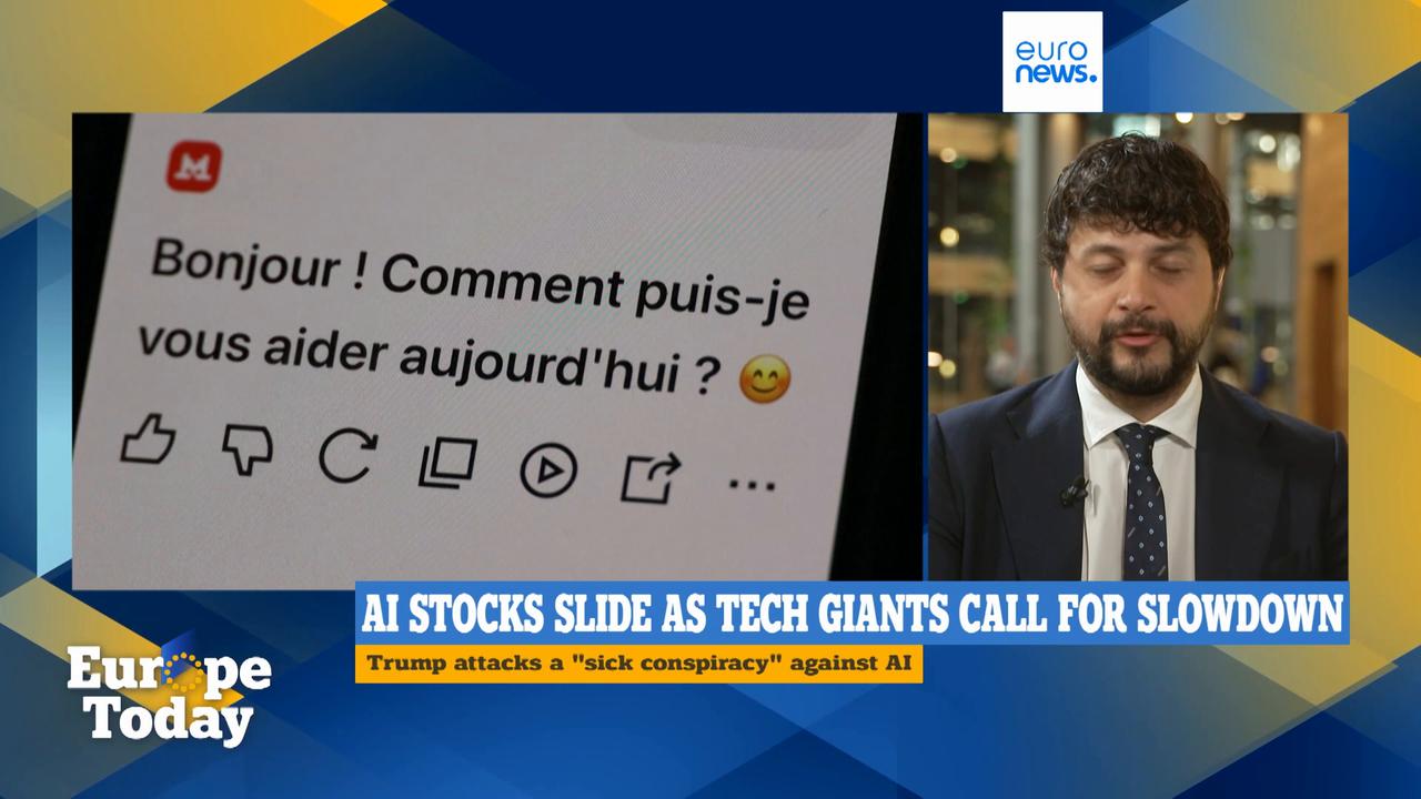 Video thumbnail for EU has 'the power' to lead on 'global treaty on AI', says MEP Brando Benifei