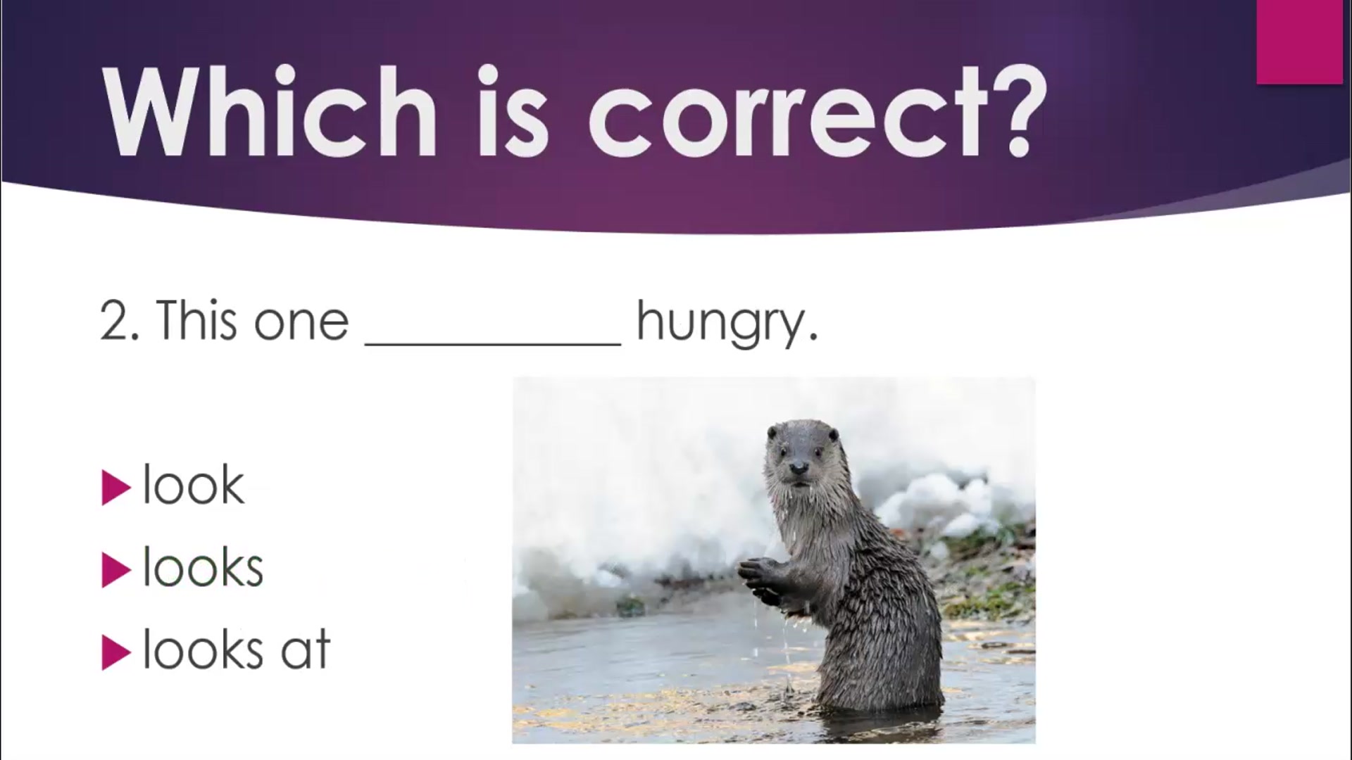 Video thumbnail for Look-see-watch-verbs