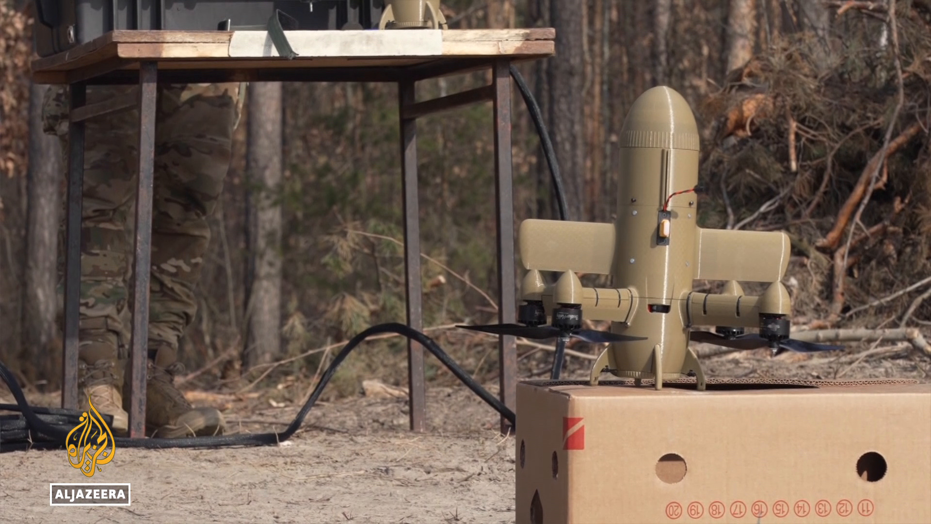 Video thumbnail for Ukrainian teams in the gulf region: Units help intercept Iranian drones & boost defences