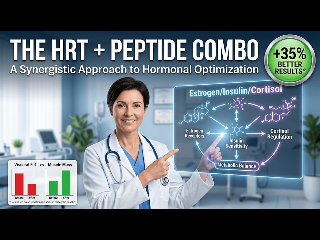 Why Dieting Fails in Perimenopause: The Peptide & HRT "Secret" to 20% Weight Loss