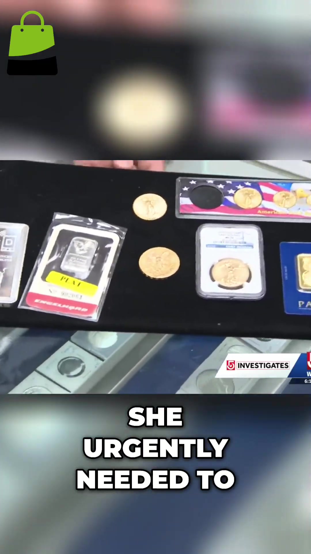 'Video thumbnail for Gold Bar Scam: Dealer Saves Woman $460,000 From Fraud #shorts'