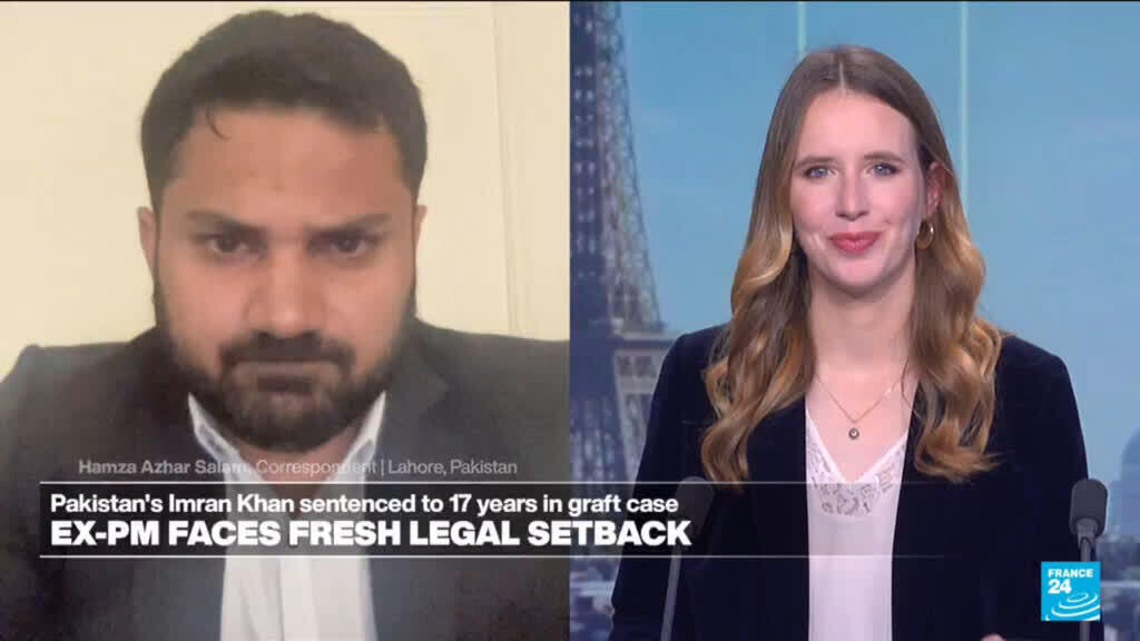 Video thumbnail for EX Pakistan PM Imran Khan and wife sentenced to 17 years