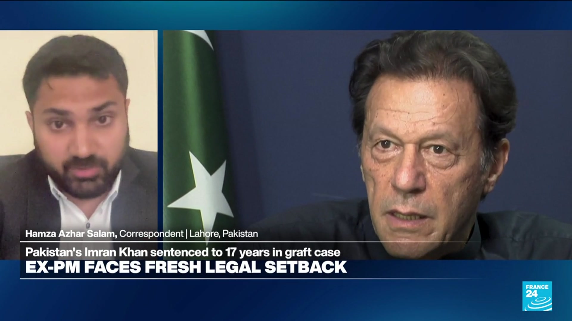 Video thumbnail for EX Pakistan PM Imran Khan and wife sentenced to 17 years