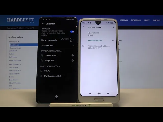 Video thumbnail for Connect Bluetooth Device - SHARP Aquos R2 Bluetooth Settings