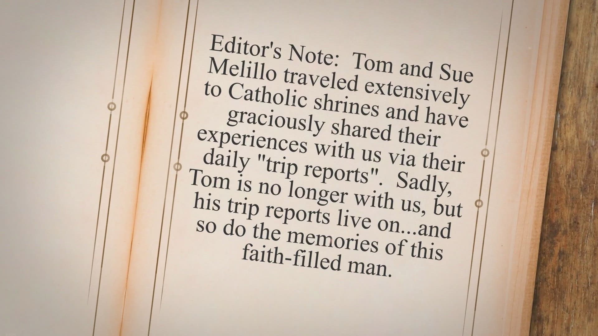 Video thumbnail for Tom & Sue May 30 Melillo..May 30: Venerable Marie De Jesus of Agreda (The Mystical City of God)