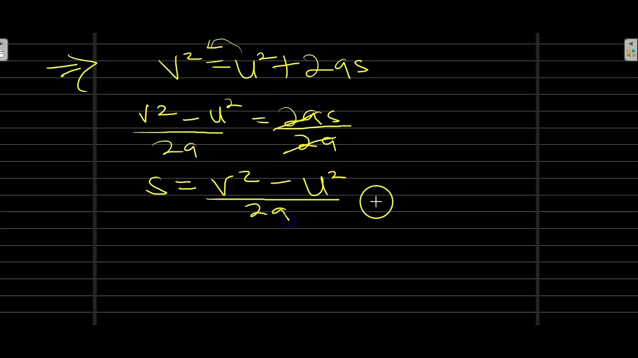 'Video thumbnail for A body moving at 20m/s decelerates uniformly at 5 m/s square till its speed becomes 10m/s.'