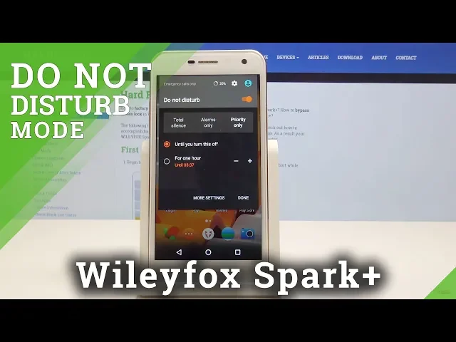 Video thumbnail for How to Enable Do Not Disturb Mode Wileyfox Spark+ - Silent Mode Activation