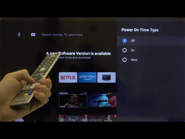 Video thumbnail for How to Set Auto Power On in Sharp Aquos Smart Led Tv – Power On-Time Function