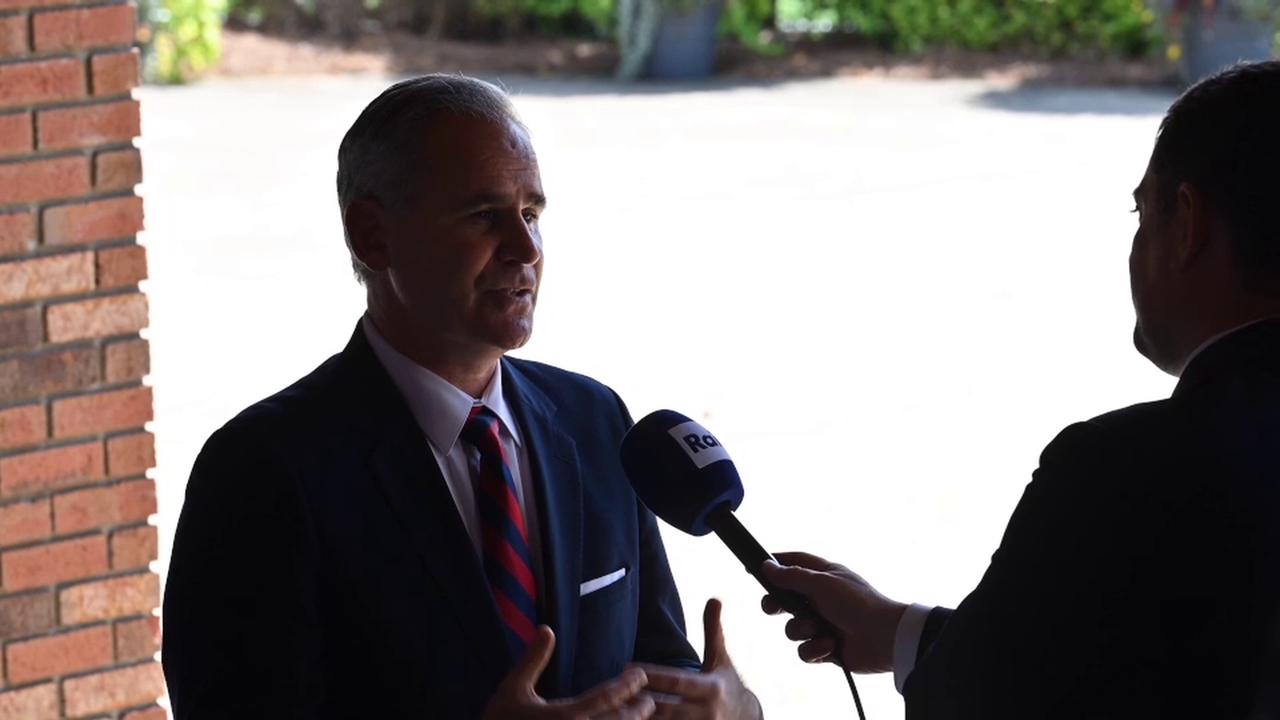 Video thumbnail for US: US officials address economic security at G20 finance meeting in North Carolina.