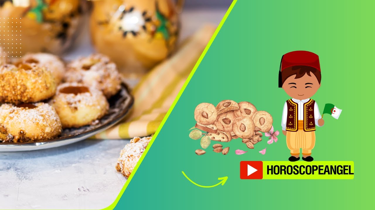 'Video thumbnail for Algerian Almond Cookies (Makroud El Louse) Video blog'