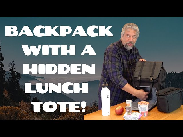 Video thumbnail for Space for lunch and more with the Bertasche Men's Lunch Backpack