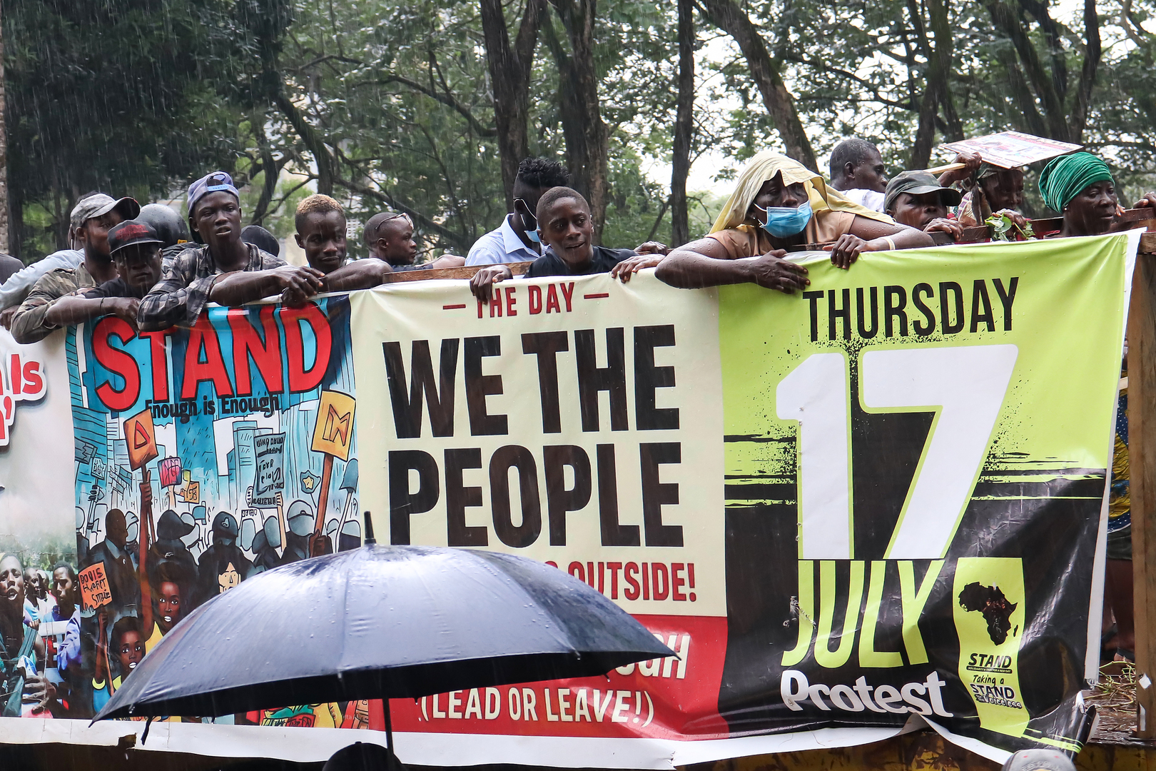 Video thumbnail for Liberia protests: People rally against rising costs, alleged misconduct