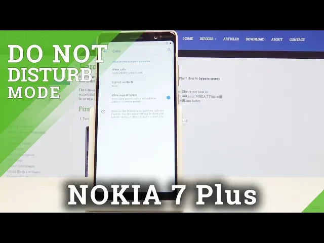 Video thumbnail for How to Activate Do Not Disturb in NOKIA 7 Plus