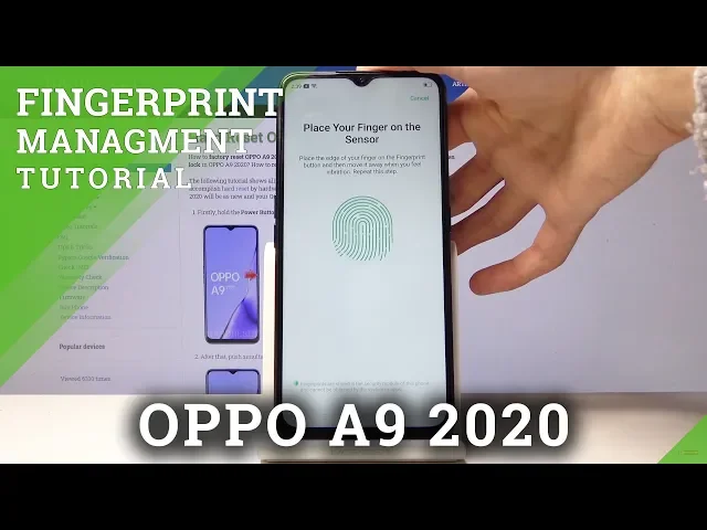 Video thumbnail for How to Add Fingerprint in OPPO A9 2020 – Fingerprint Set Up