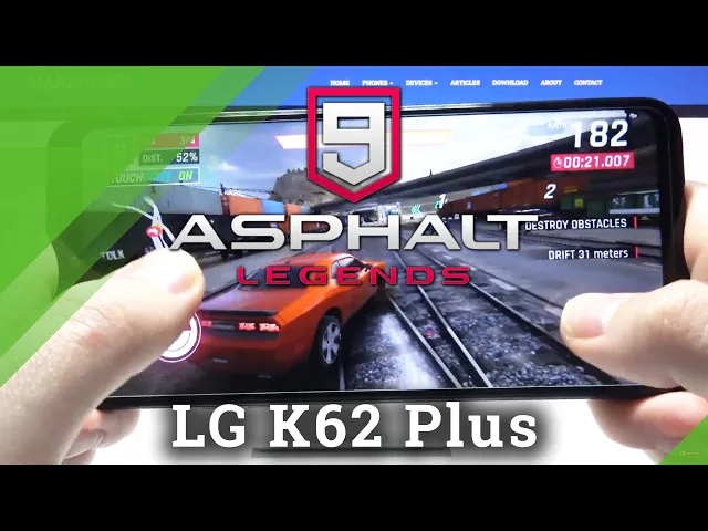 Video thumbnail for LG K62 Plus - Asphalt 9 Game Test