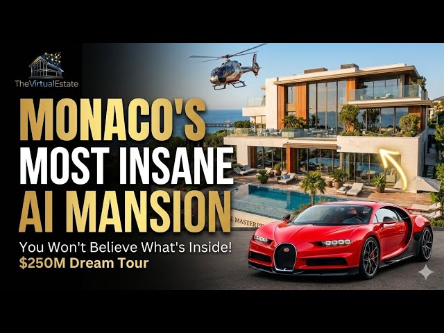 Video thumbnail for Inside Monaco's Ultimate Dream Home: AI-Designed Luxury Villa Tour