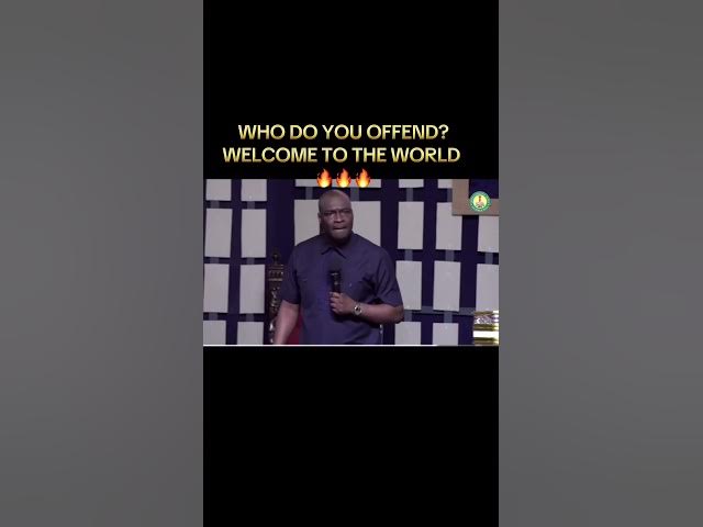 Video thumbnail for WHO DO I OFFEND? WELCOME TO THE WORLD#fyp #apostlejoshuaselman #enemy #demon #holyspirit #god #jesus