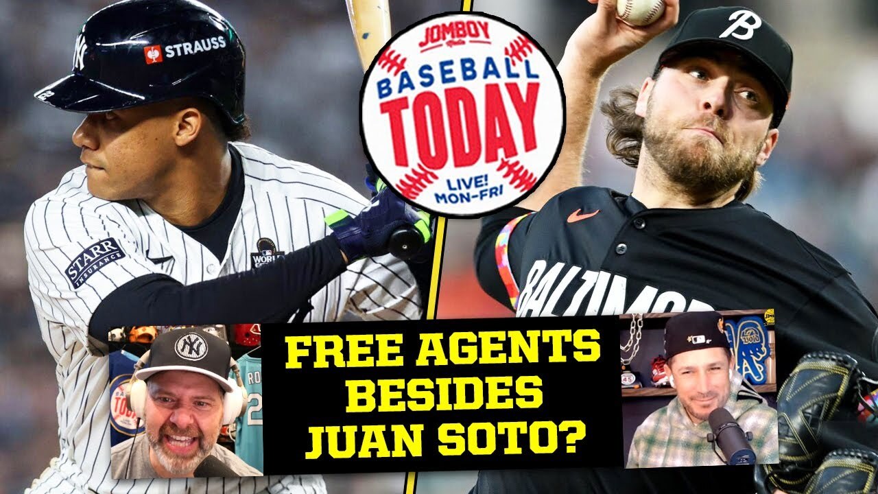 Video thumbnail for Who are the best MLB free agents after Juan Soto? | Baseball Today