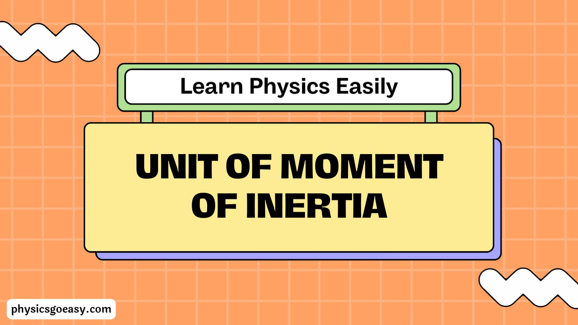 'Video thumbnail for Unit of moment of Inertia'