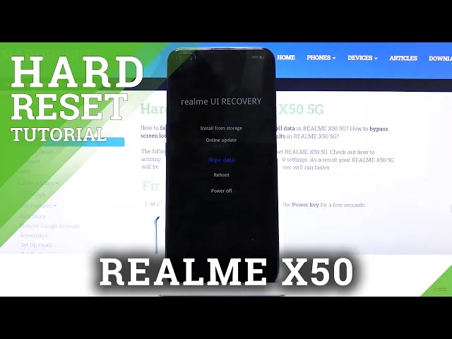 Video thumbnail for How to Hard Reset REALME X50 using Recovery Mode