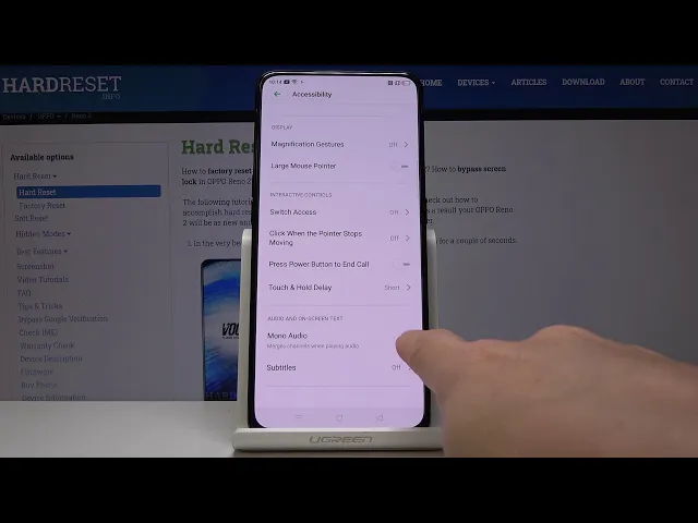 Video thumbnail for How to Turn On Mono Audio in OPPO Reno 2 – Manage Sounds Settings