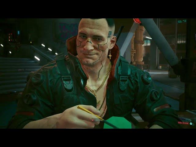 Video thumbnail for Cyberpunk 2077- The Ripperdoc: Meet With Jackie | Drive To The Ripperdoc | Misty | Pet Cat | NS2
