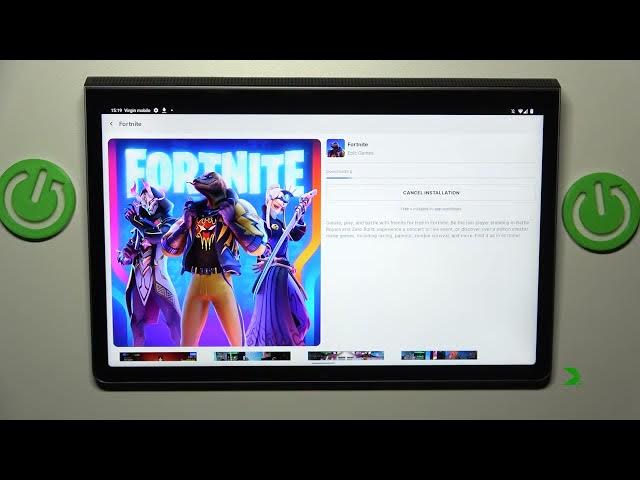 Video thumbnail for How to Download & Install Fortnite Game on a LENOVO Yoga Tab 11