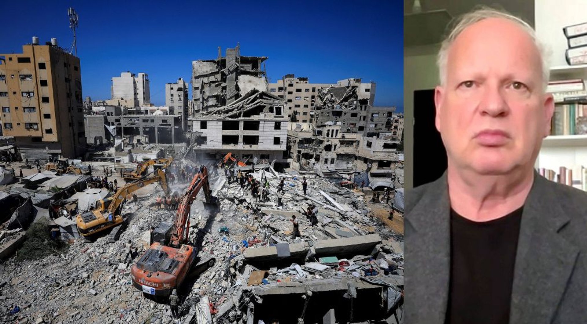 Video thumbnail for ‘No accountability’ in Israel over Gaza’s destruction, says Alon Pinkas