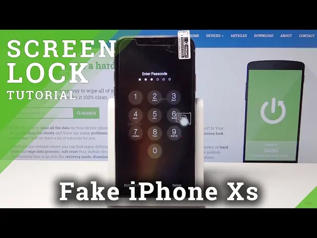 Video thumbnail for How to Add Lock Screen in iPhone Xs Clone - Set Up Pattern / Password